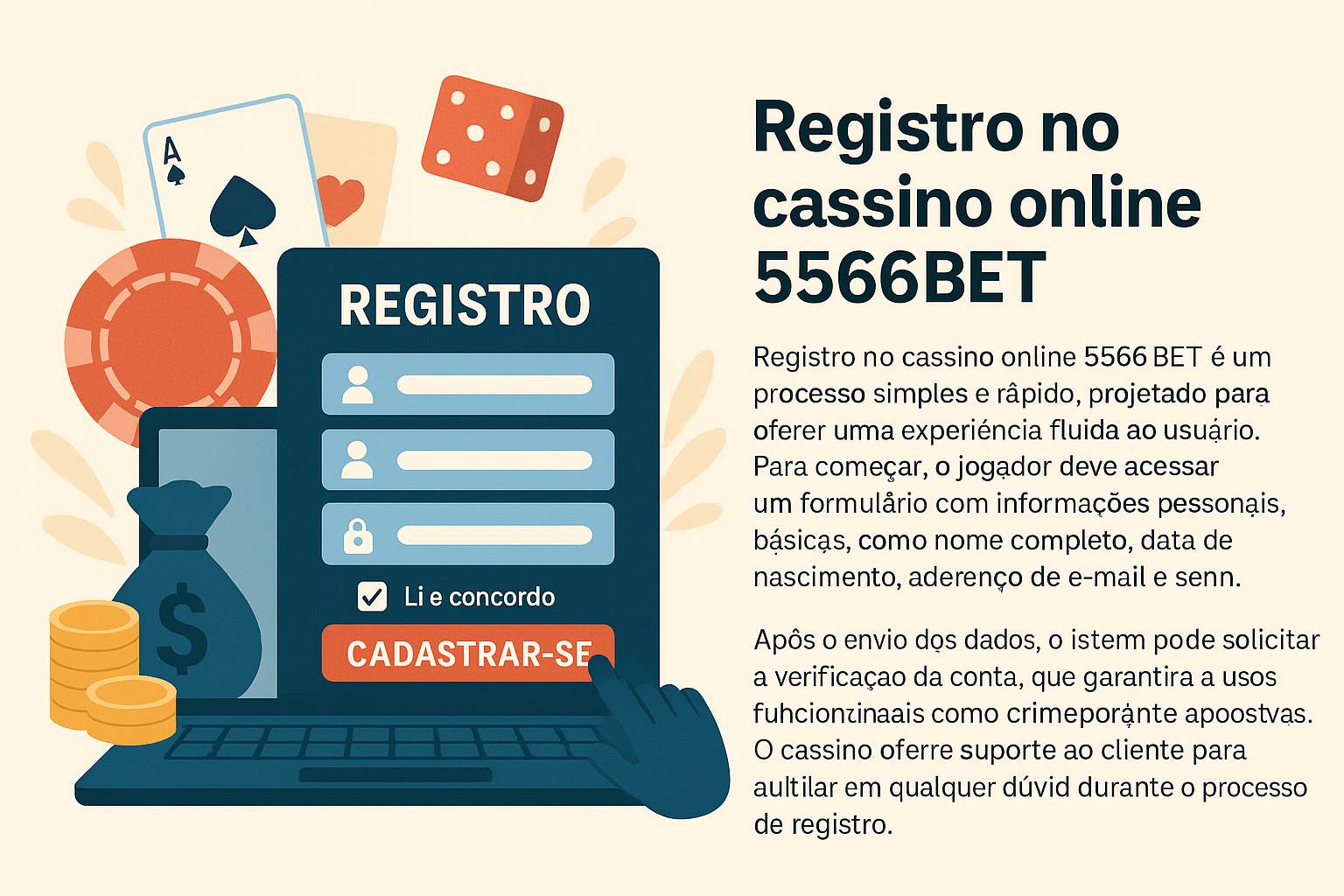 Não Perca tempo, o rRgistro na site 5566BET